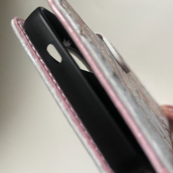 Floral Embossed Phone Wallet Case - Picture 10 of 12